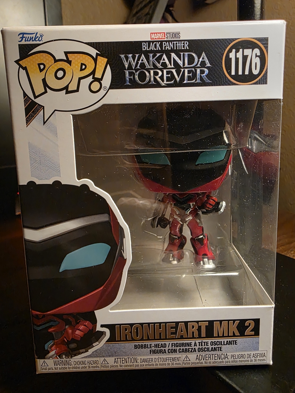 Funko Pop! Ironheart MK 2 Red, Black, Teal (Wakanda Forever #1176)